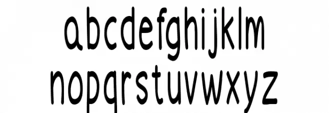 Night Owl Font LOWERCASE