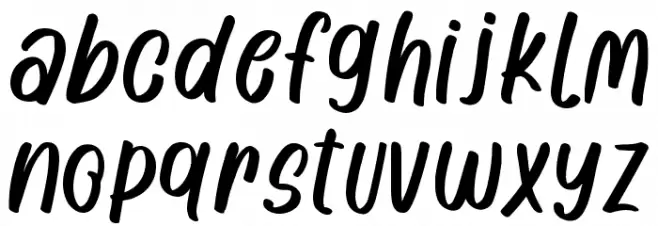 Night Pumpkind Schriftart Kleinbuchstaben