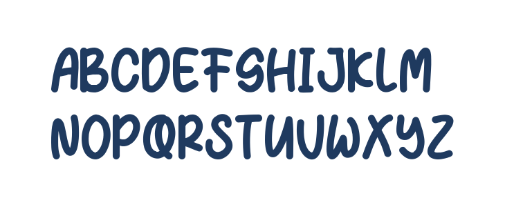 Night Rain Uppercase