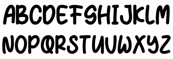 Night Rain Schriftart Groß