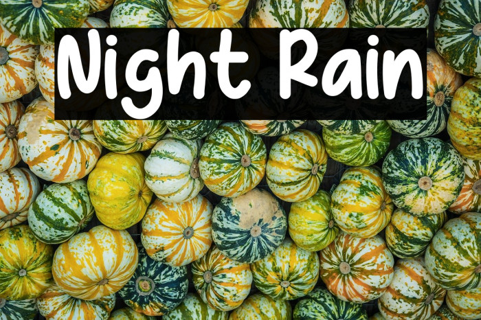 Night Rain Example 1