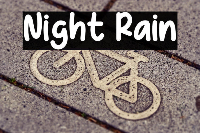 Night Rain Example 3
