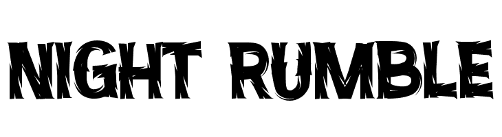 Night Rumble  Fuentes Gratis Descargar