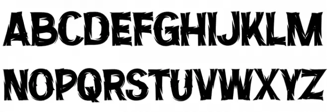 Night Rumble 字体 小写