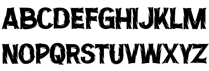 Night Rumble Font LOWERCASE