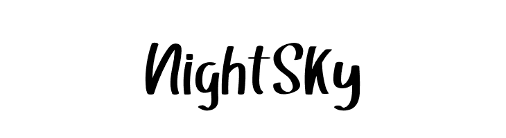 Night Sky  免费字体下载