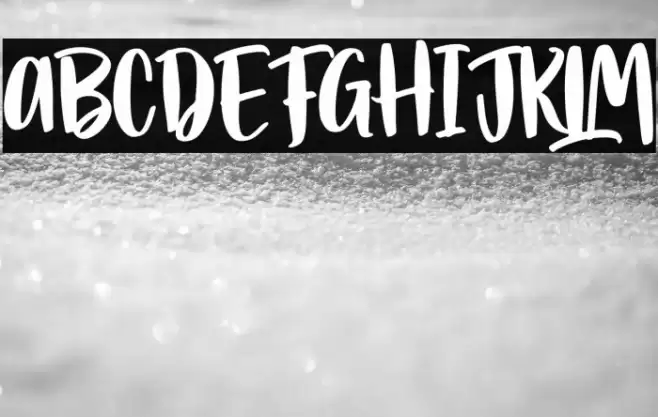 Night Smile Font examples