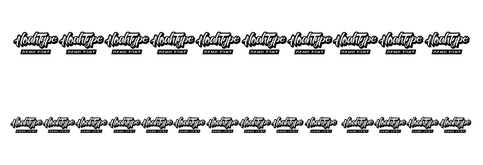 Night Snow Demo Font OTHER CHARS
