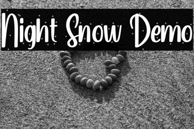 Night Snow Demo Example 2
