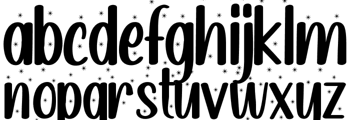 Night Snow Demo Font LOWERCASE
