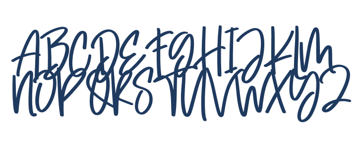 Night Stars Uppercase