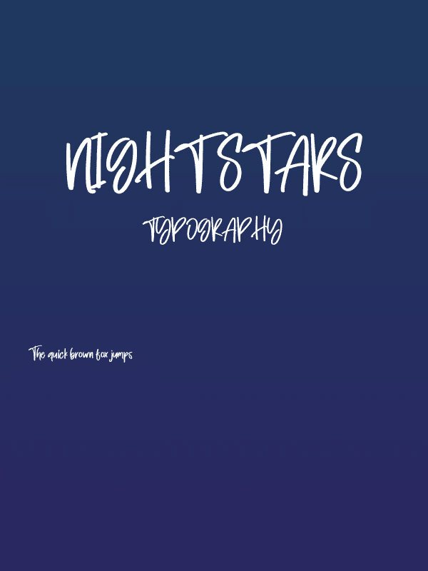 Night Stars Poster