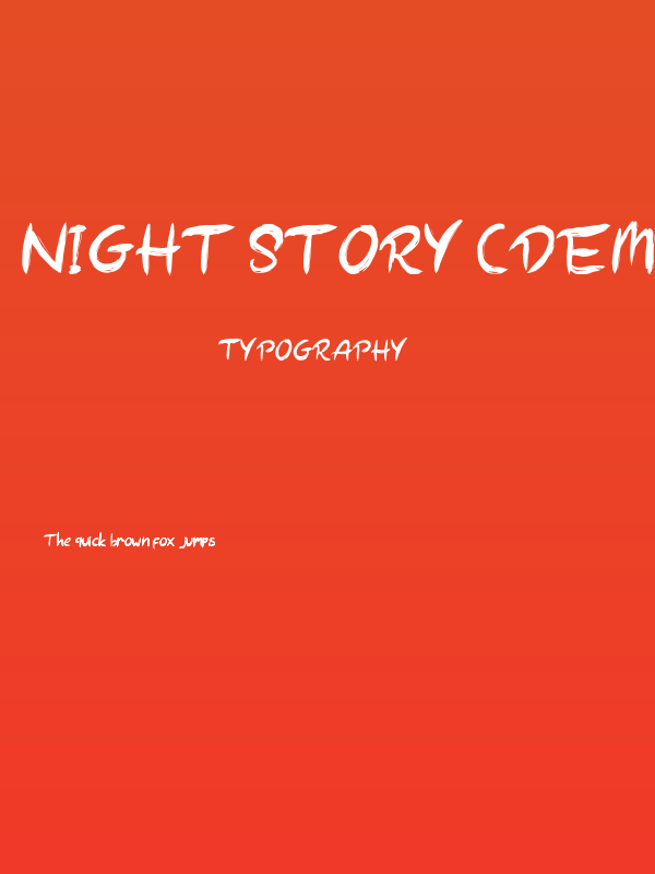 Night Story (demo) Poster