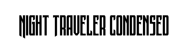 Night Traveler Condensed  नि: शुल्क फ़ॉन्ट्स डाउनलोड