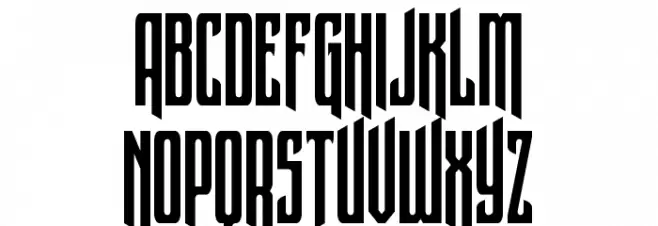 Night Traveler Condensed Schriftart Groß