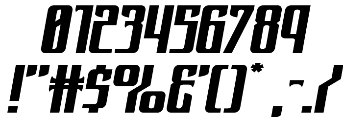 Night Traveler Extra-Expand It Font OTHER CHARS