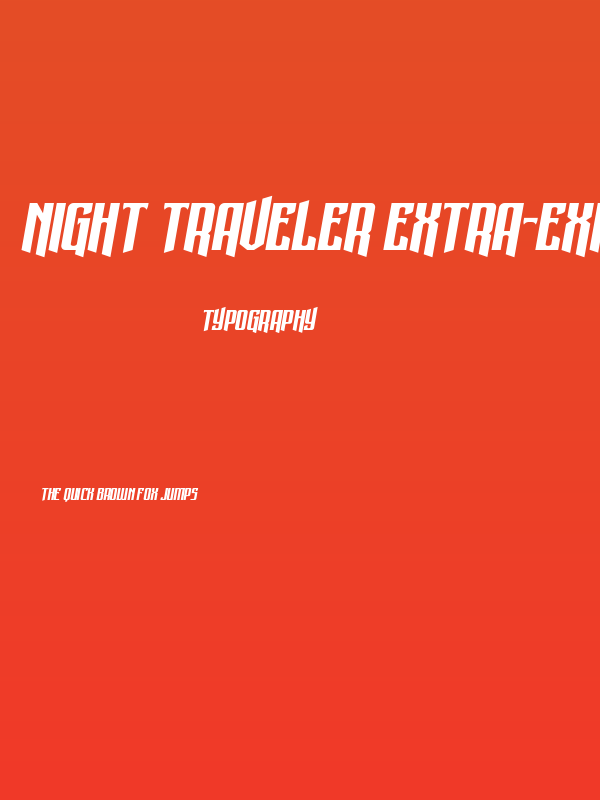 Night Traveler Extra-Expand It Poster