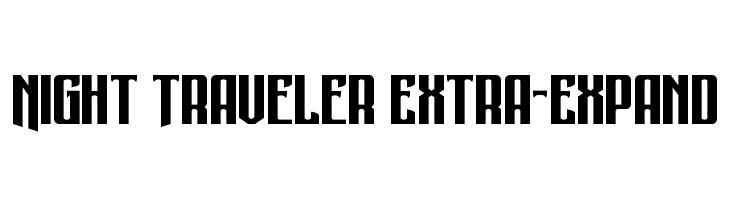 Night Traveler Extra-Expand  baixar fontes gratis