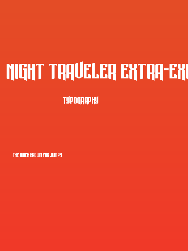 Night Traveler Extra-Expand Poster