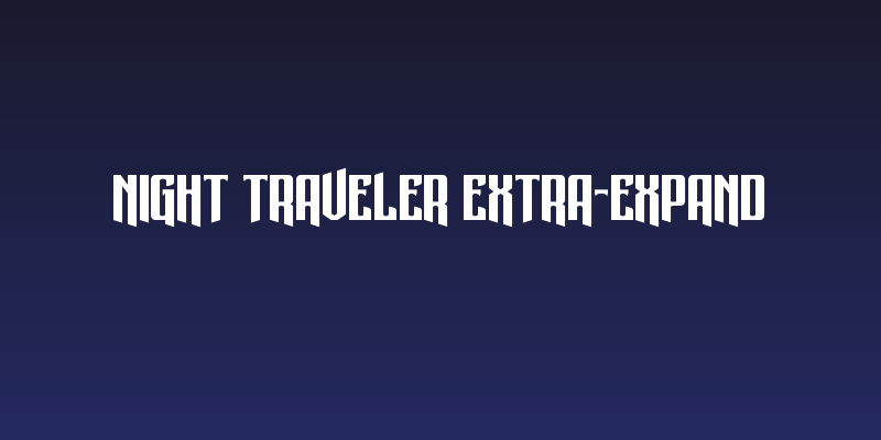 Night Traveler Extra-Expand Social Header