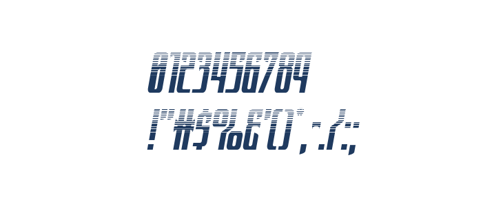 Night Traveler Halftone Italic Other Characters