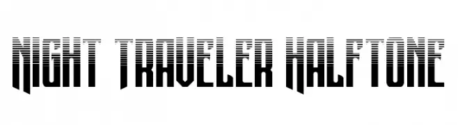 Night Traveler Halftone  تنزيل الخطوط