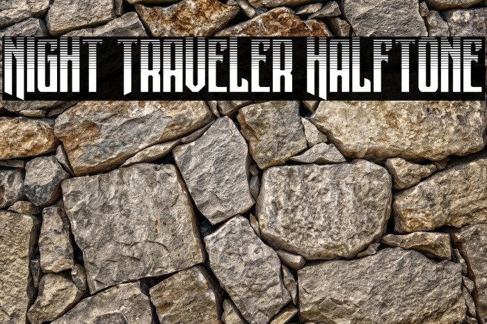 Night Traveler Halftone Example 1