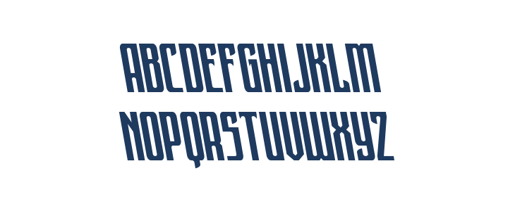 Night Traveler Leftalic Lowercase