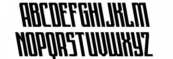 Night Traveler Leftalic Font LOWERCASE