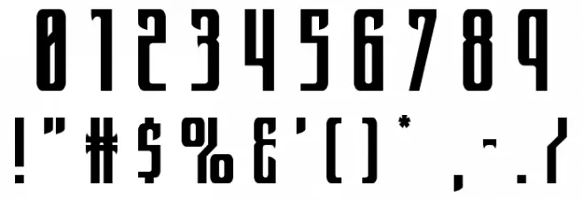 Night Traveler Title Font OTHER CHARS