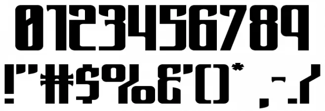 Night Traveler Wide Font OTHER CHARS