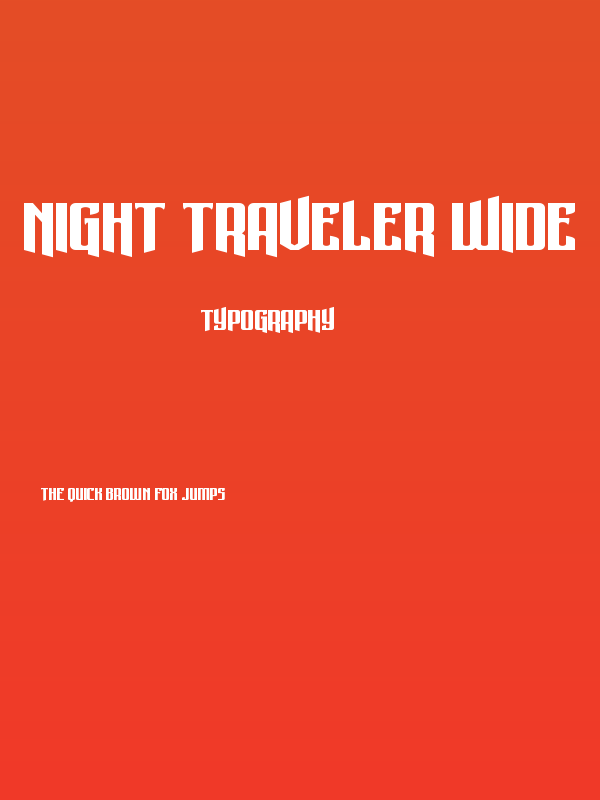Night Traveler Wide Poster