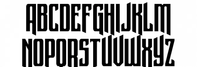 Night Traveler Schriftart Groß