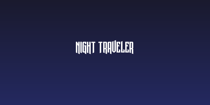 Night Traveler Social Header