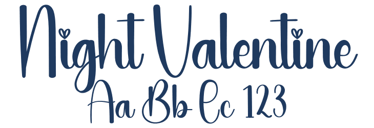 Night Valentine Font Preview