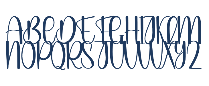 Night Valentine Uppercase