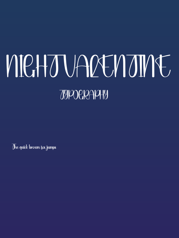 Night Valentine Poster