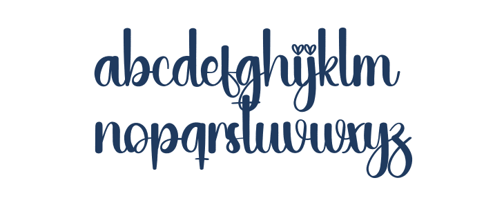 Night Valentine Lowercase