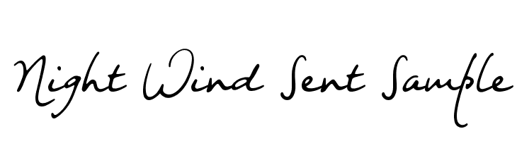 Night Wind Sent Sample  Descarca Fonturi Gratis