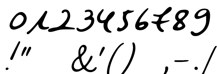 Night Wind Sent Sample Font OTHER CHARS