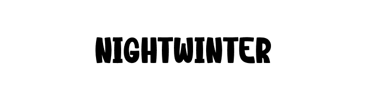 Night Winter  Скачать бесплатные шрифты