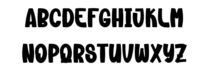 Night Winter Font UPPERCASE