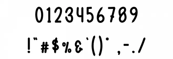 Night Witch फ़ॉन्ट अन्य घर का काम