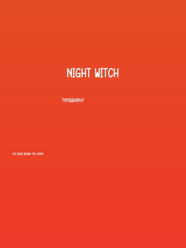 Night Witch Poster