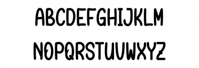 Night Witch फ़ॉन्ट लोअरकेस