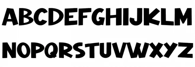 Night Wolf Font Litere mari