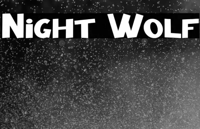 Night Wolf Font examples