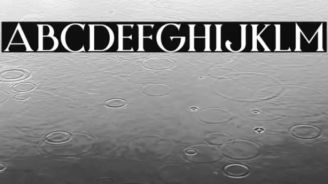 Night Zone Font examples