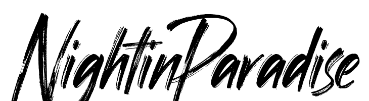 Night in Paradise  Frei Schriftart Herunterladen