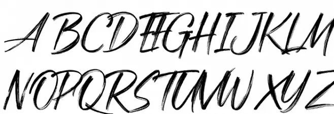 Night in Paradise Schriftart Groß